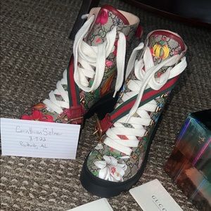 Gucci Supreme Floral Boots size 39